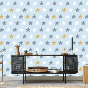 Papier Peint Pour Les Enfants - Étoiles Colorées – Image 5