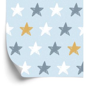 Papier Peint Pour Les Enfants - Étoiles Colorées – Image 2