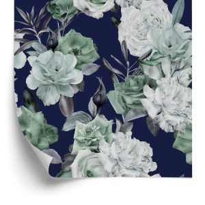 Papier Peint Motif De Roses Végétales – Image 2