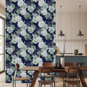 Papier Peint Motif De Roses Végétales – Image 4