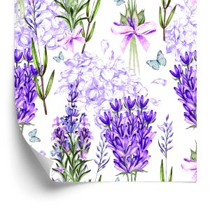 Papier Peint Lavande Avec Des Arcs – Image 2