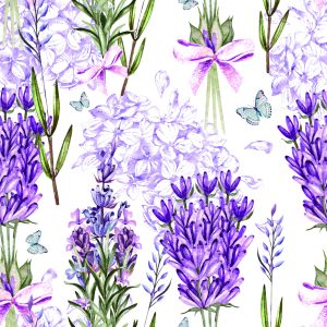 Papier Peint Lavande Avec Des Arcs – Image 1