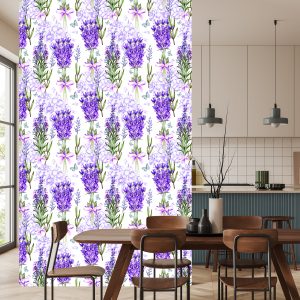 Papier Peint Lavande Avec Des Arcs – Image 4