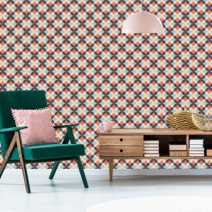 Papier Peint Designs Rétro À La Mode – Image 6
