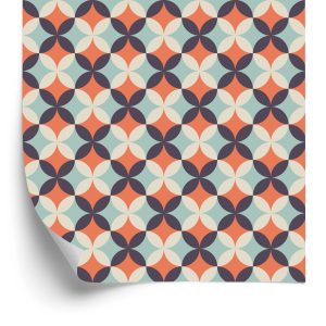 Papier Peint Designs Rétro À La Mode – Image 2