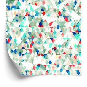 Papier Peint Triangles Colorés – Image 2