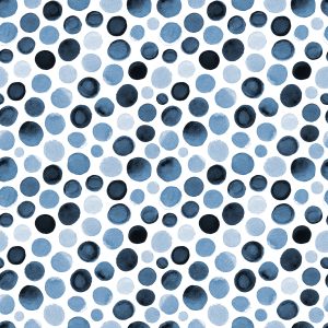 Papier Peint Points Bleus À L'aquarelle – Image 1