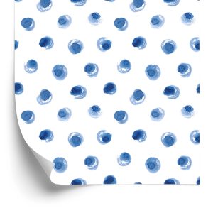 Papier Peint Pois Bleus – Image 2