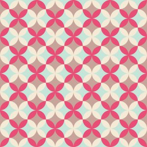 Papier Peint Abstraction De Style Rétro – Image 1