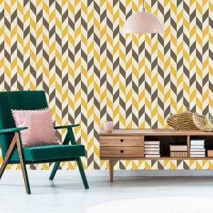 Papier Peint Motif Rétro Élégant – Image 6