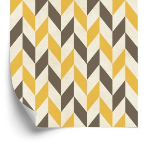 Papier Peint Motif Rétro Élégant – Image 2