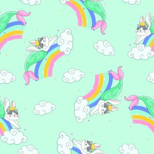 Papier Peint Pour Les Enfants - Chats Endormis – Image 1