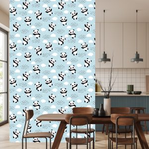 Papier Peint Pandas Contre Le Ciel – Image 4