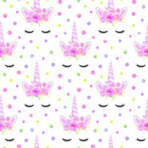 Papier Peint Pour Les Enfants - Licornes Endormies – Image 1