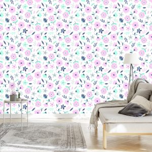 Papier Peint Fleurs Délicates – Image 3