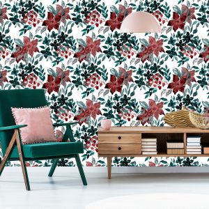 Papier Peint Belles Fleurs Peintes À L'aquarelle – Image 6