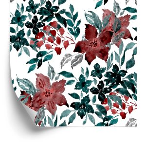 Papier Peint Belles Fleurs Peintes À L'aquarelle – Image 2