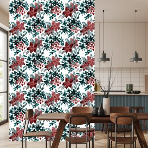 Papier Peint Belles Fleurs Peintes À L'aquarelle – Image 4