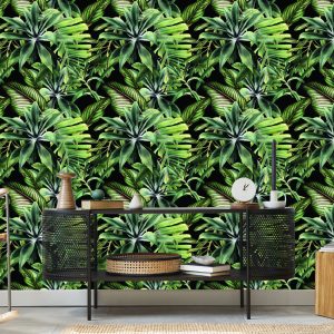 Papier Peint Feuilles De Bananier Tropical – Image 5