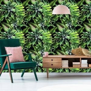 Papier Peint Feuilles De Bananier Tropical – Image 6