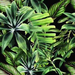 Papier Peint Feuilles De Bananier Tropical – Image 1