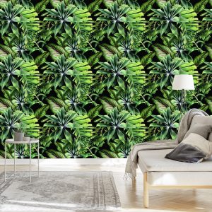 Papier Peint Feuilles De Bananier Tropical – Image 3