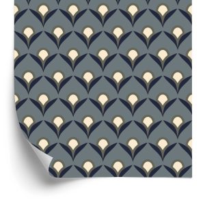 Papier Peint Motifs Géométriques Colorés – Image 2