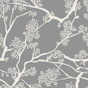 Papier Peint Branches De Feuilles D'arbre Pour Le Bureau De Salon – Image 1