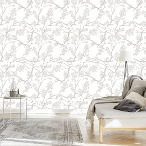 Papier Peint Arbre Branches Nature Salon Chambre – Image 3