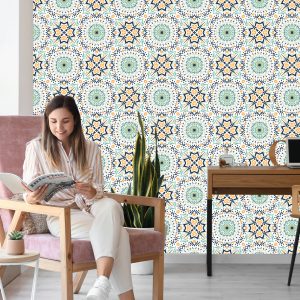 Papier Peint Abstraction Ornementale – Image 7