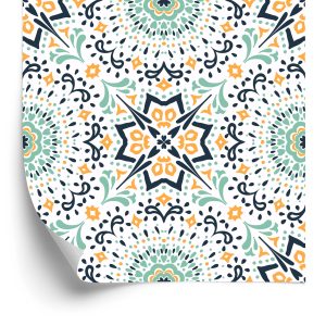 Papier Peint Abstraction Ornementale – Image 2