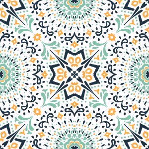 Papier Peint Abstraction Ornementale – Image 1