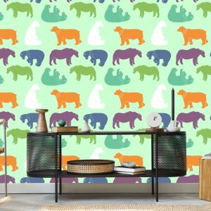 Papier Peint Pour Les Enfants - Ours Colorés – Image 5