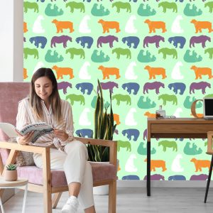 Papier Peint Pour Les Enfants - Ours Colorés – Image 7