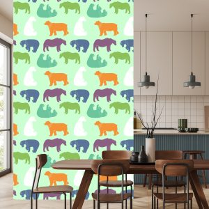 Papier Peint Pour Les Enfants - Ours Colorés – Image 4