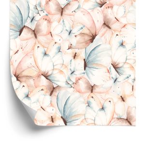 Papier Peint Mur Pastel Papillons Chambre D'enfant – Image 2