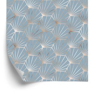 Papier Peint Motifs Géométriques Modernes – Image 2