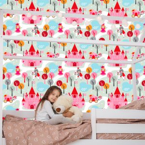 Papier Peint Pour Les Enfants. Princesse. Chevaliers. Château. Chevaux – Image 7