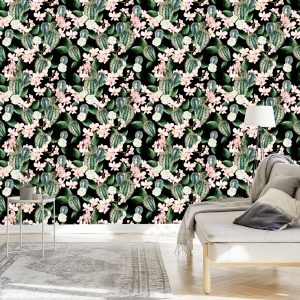 Papier Peint Orchidée Orchidée Nature Fleurs Pour Salon – Image 3