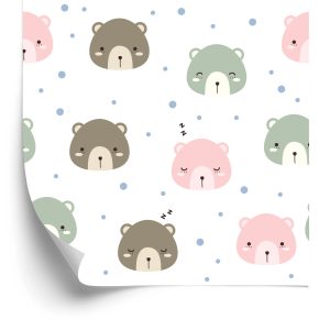 Papier Peint Ours Pastels – Image 2