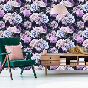 Papier Peint Roses Aux Couleurs Sombres – Image 6