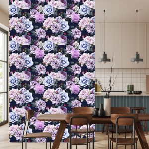 Papier Peint Roses Aux Couleurs Sombres – Image 4