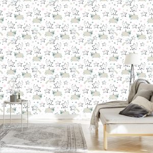 Papier Peint Moutons Parmi Les Étoiles – Image 3