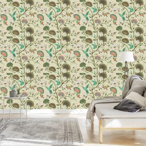 Papier Peint Colibris Colorés – Image 3