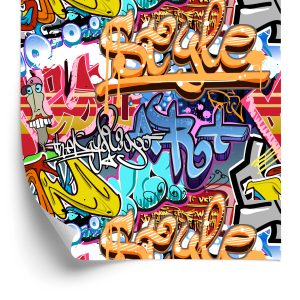 Papier Peint Graffiti Sur Le Mur – Image 2