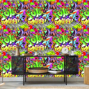 Papier Peint Graffitis Colorés – Image 5