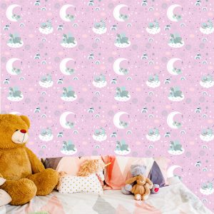 Papier Peint Pour Les Enfants - Licornes Endormies – Image 6