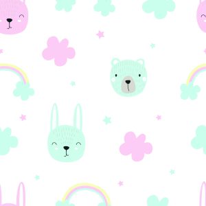 Papier Peint Animaux Dans Les Nuages – Image 1