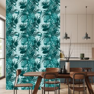 Papier Peint Colibris Et Feuilles – Image 4