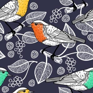 Papier Peint Beaux Oiseaux – Image 1